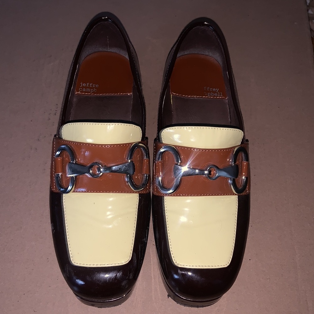 Jeffrey Campbell Student Shoes Loafers size 7.5 - Picture 3 of 8